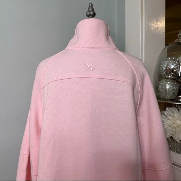 Lululemon Scuba Oversized Funnel Neck Full Zip Jacket Strawberry Milkshake NWT - Picture 9 of 14